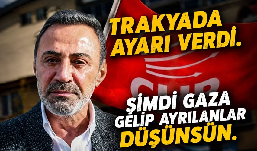 Behram Şimşek’ten Trakya’da net mesaj: “Şimdi gaza gelip ayrılanlar düşünsün”